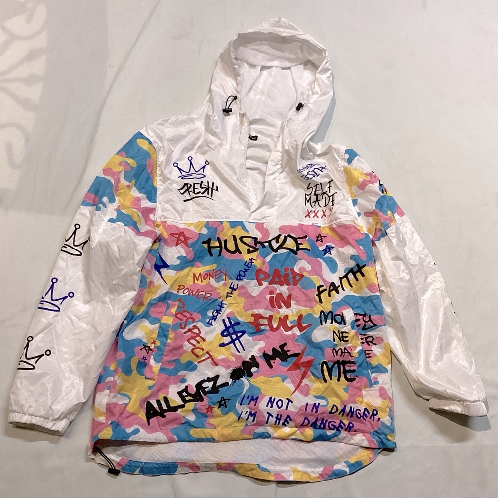 Rebel Minds Graffiti Windbreaker